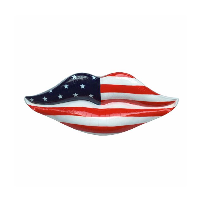 Lippen mit amerikanischer Bemalung übergroß XXL Diverse Dekoelemente