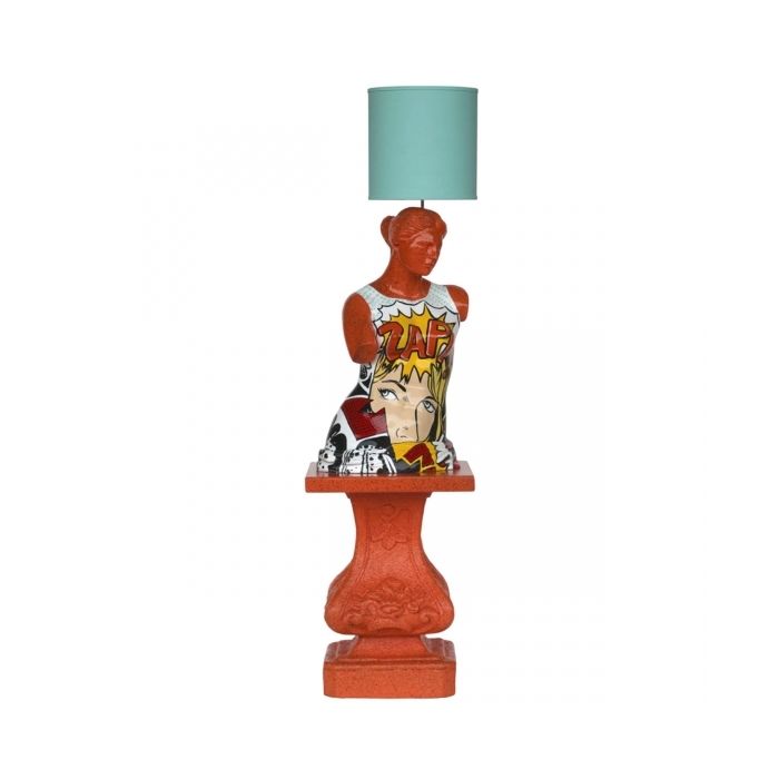 Venus Torso im PopArt Style als Stehlampe lebensgroß Dekorationsfigur, Beleuchtung
