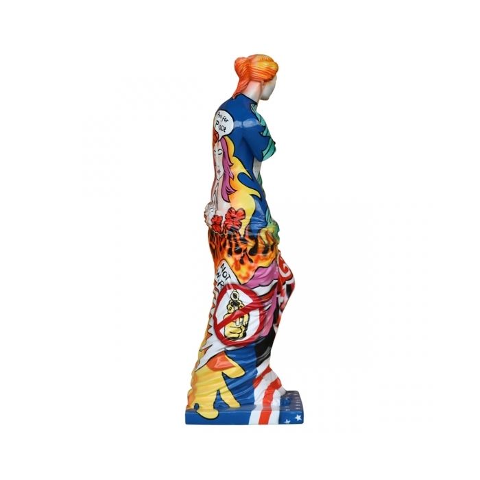 Venus künstlerisch bemalt im PopArt Style - griechische Göttin lebensgroß Deko- & Werbefigur