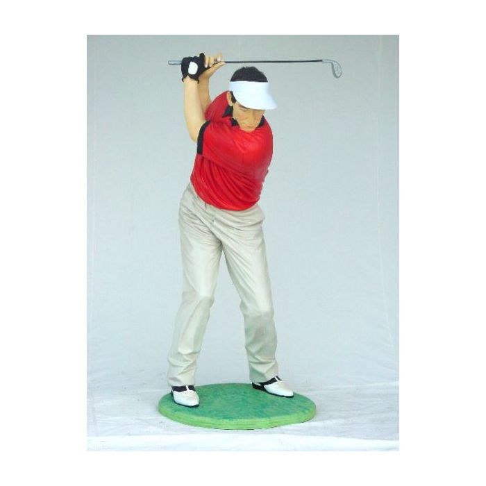 Golfer modern lebensgroß Deko- & Werbefigur