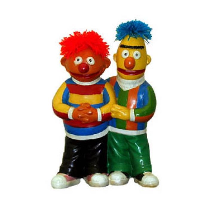 Ernie und Bert verkleinert Dekorationsfigur