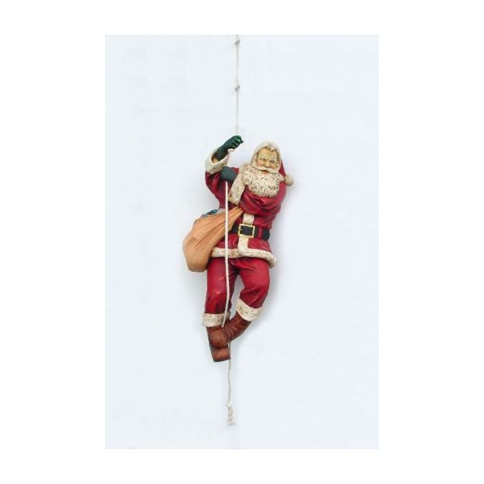 Weihnachtsmann kletternd lebensgroß Deko- & Werbefigur