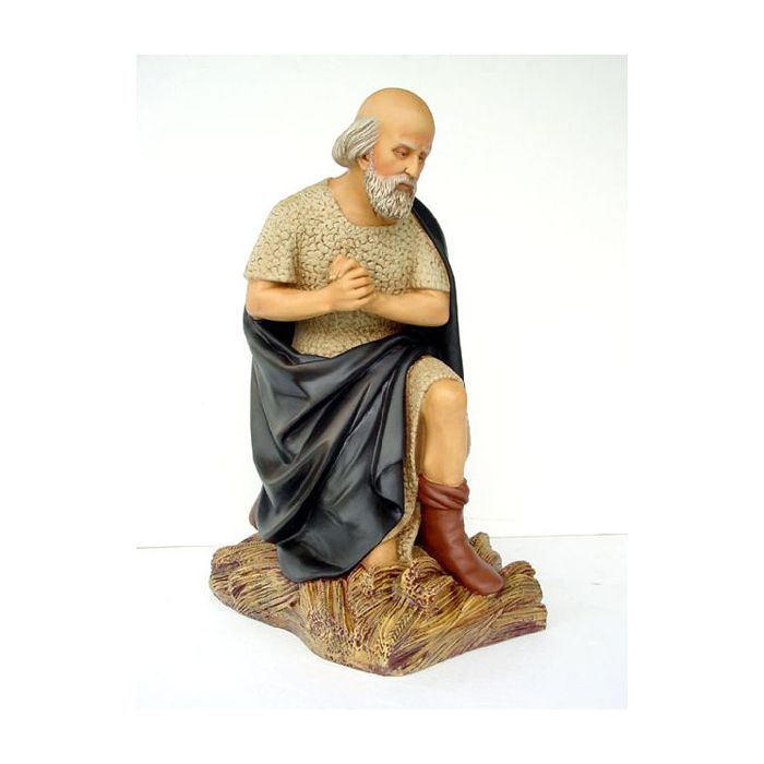 Alter Schäfer verkleinert Dekorationsfigur