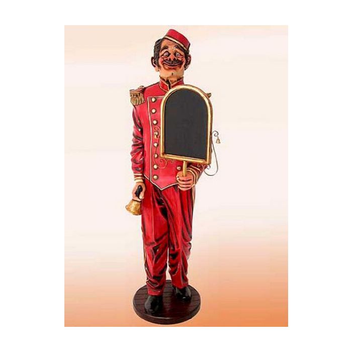 Hotelpage lebensgroß Deko- & Werbefigur