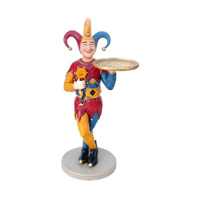 Joker als Butler verkleinert Dekorationsfigur