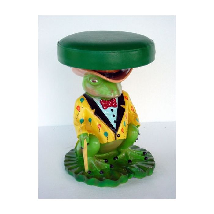 Kinderhocker Frosch vergrößert Sitzmöglichkeit