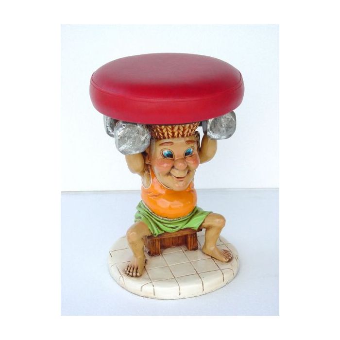 Kinderhocker Kraftmotz verkleinert Sitzmöglichkeit