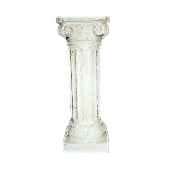 Säule mit Schneckenkapitell lebensgroß Säule