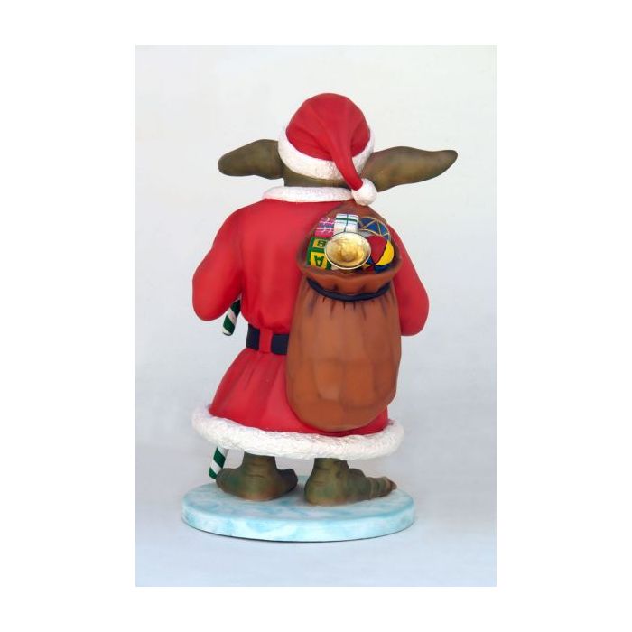 Meister Yoda als Santa Claus lebensgroß Dekorationsfigur