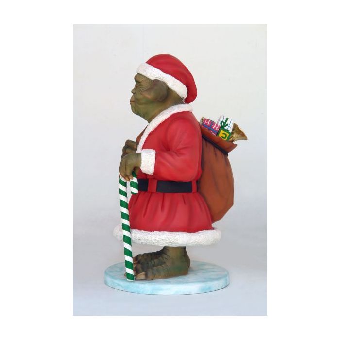 Meister Yoda als Santa Claus lebensgroß Dekorationsfigur