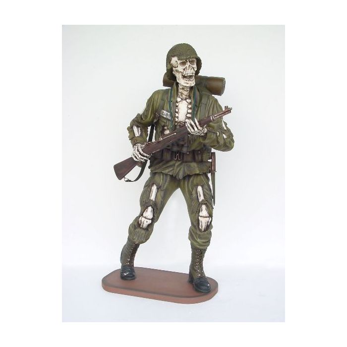 Soldatenskelett lebensgroß Deko- & Werbefigur
