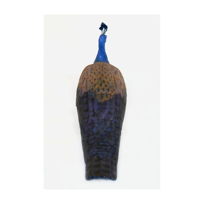 Pfau Weibchen lebensgroß Dekorationsfigur