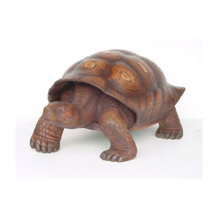 Schildkröte braun lebensgroß Dekorationsfigur