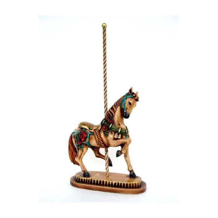 Pferd Karussellfigur klein verkleinert Dekorationsfigur