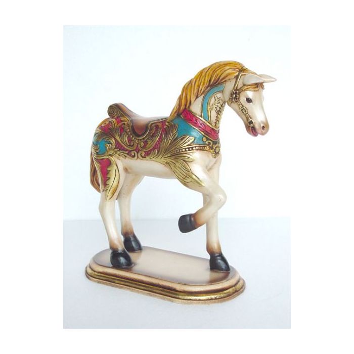 Pferd auf Sockel verkleinert Dekorationsfigur