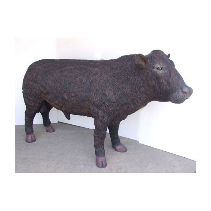 Schwarzer Angus Bulle lebensgroß Deko- & Werbefigur