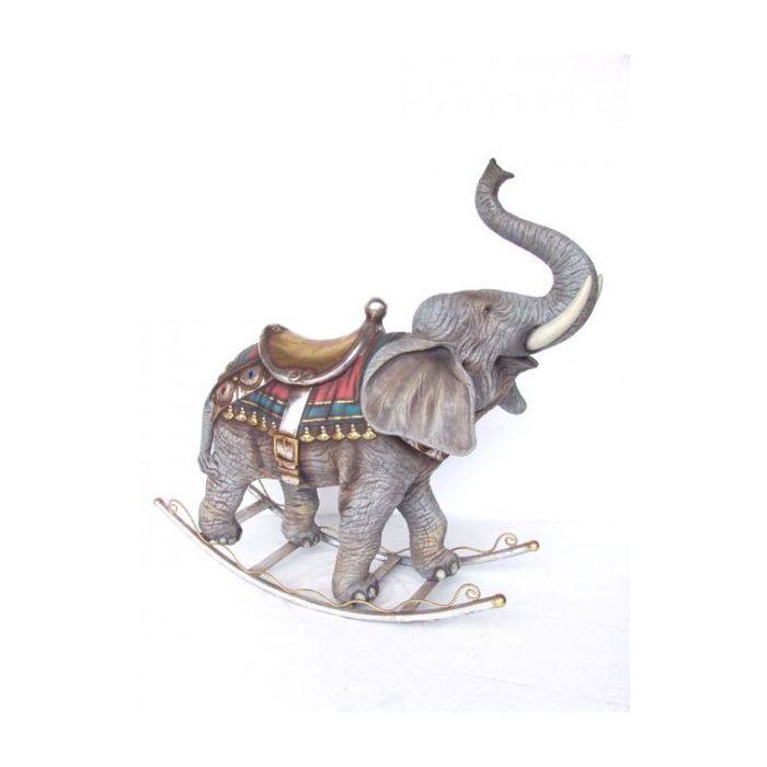 Elefant als Schaukelpferd verkleinert Schaukelfunktion