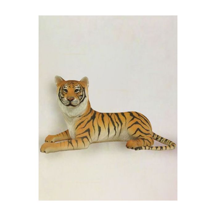 Tiger Liegend lebensgroß Deko- & Werbefigur
