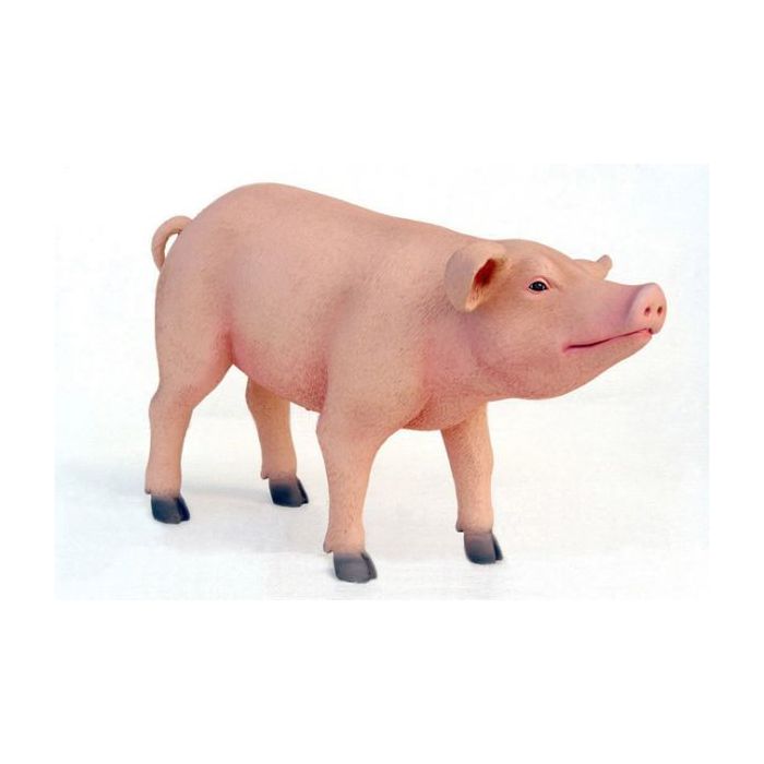 Ferkel das Schwein stehend lebensgroß Dekorationsfigur