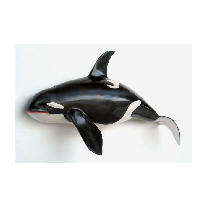 Orca Wanddeko klein verkleinert Dekorationsfigur
