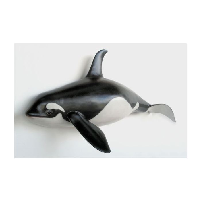Orca Wanddeko groß verkleinert Deko- & Werbefigur