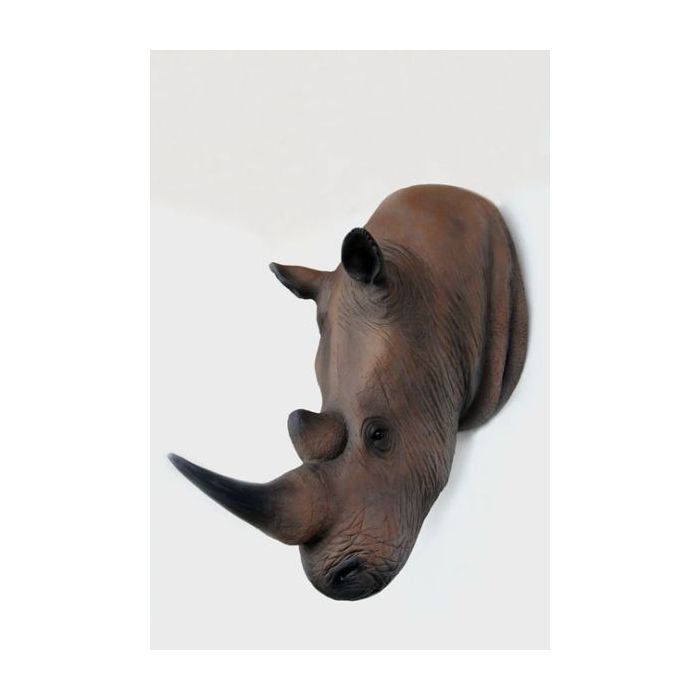 Nashornkopf Rhinoceros lebensgroß Dekoköpfe & Büsten