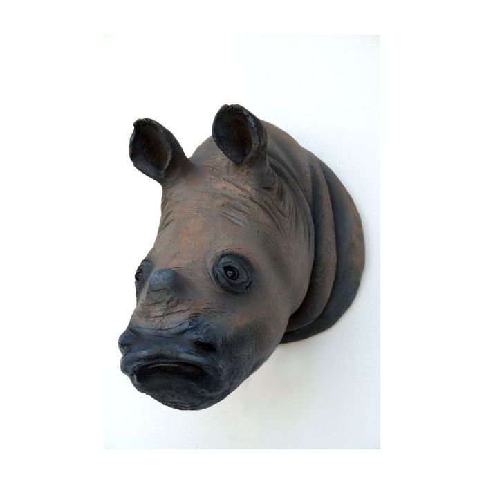 Nashornkopf Baby Rhinoceros lebensgroß Dekoköpfe & Büsten