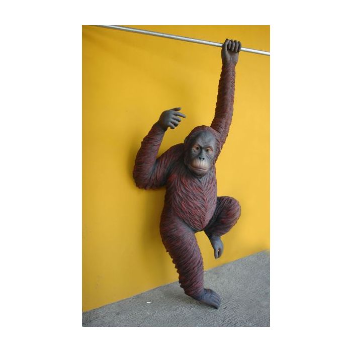 Orang-Utan hängend lebensgroß Deko- & Werbefigur