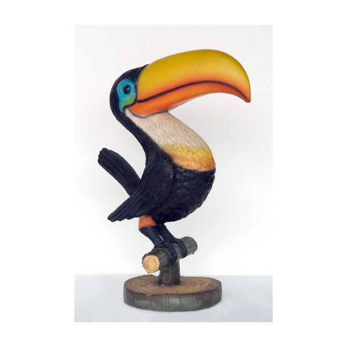 Cartoon Toucan lebensgroß Dekorationsfigur