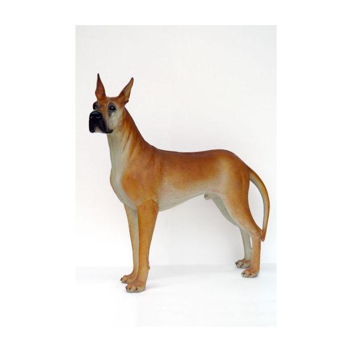 Große Dogge lebensgroß Dekorationsfigur