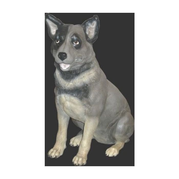 Blue Heeler lebensgroß Dekorationsfigur