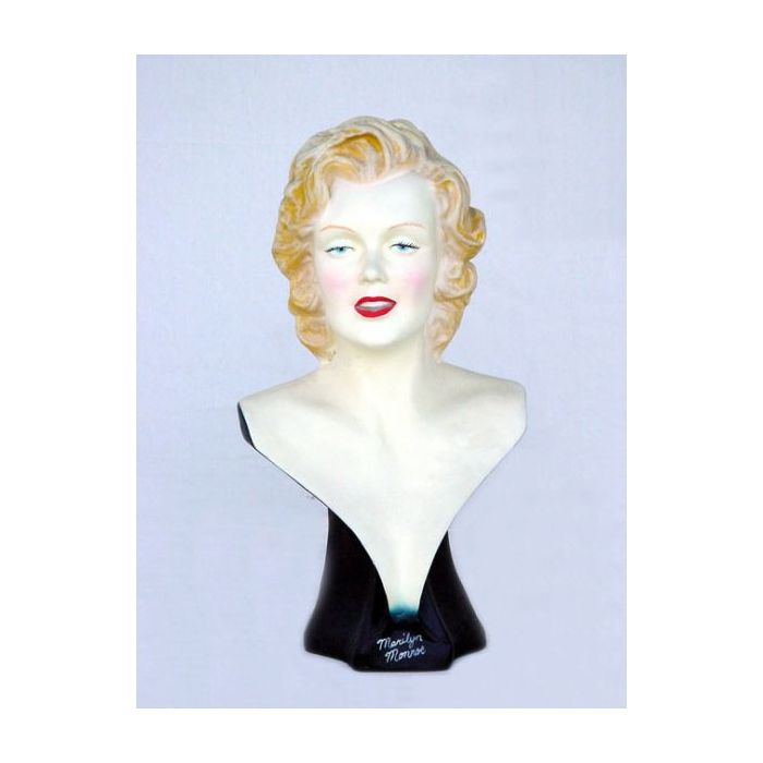 Marilyn Monroe Double Büste mit Unterschrift lebensgroß Dekoköpfe & Büsten