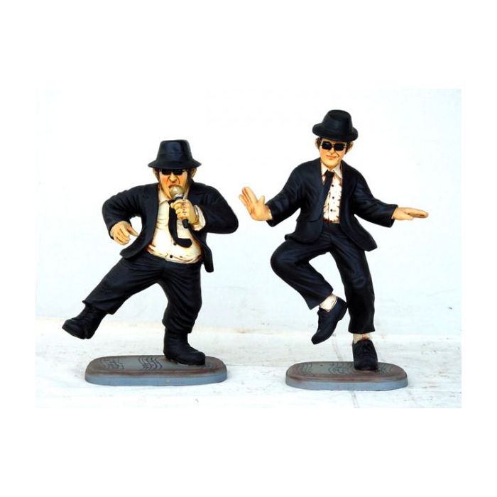 Blues Brothers tanzend klein verkleinert Dekorationsfigur