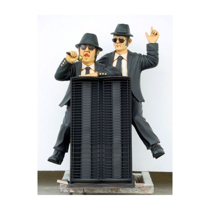 Blues Brothers CD-Regal verkleinert Aufbewahrung