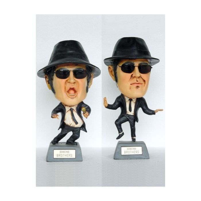 Lustige Blues Brothers Büsten verkleinert Dekoköpfe & Büsten