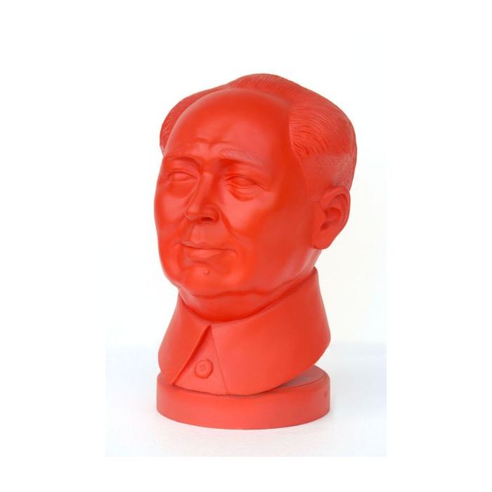 Mao Tse-Tung Büste rot lebensgroß Dekorationsfigur