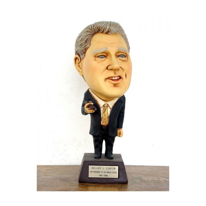 William J. Clinton Büste lebensgroß Dekorationsfigur