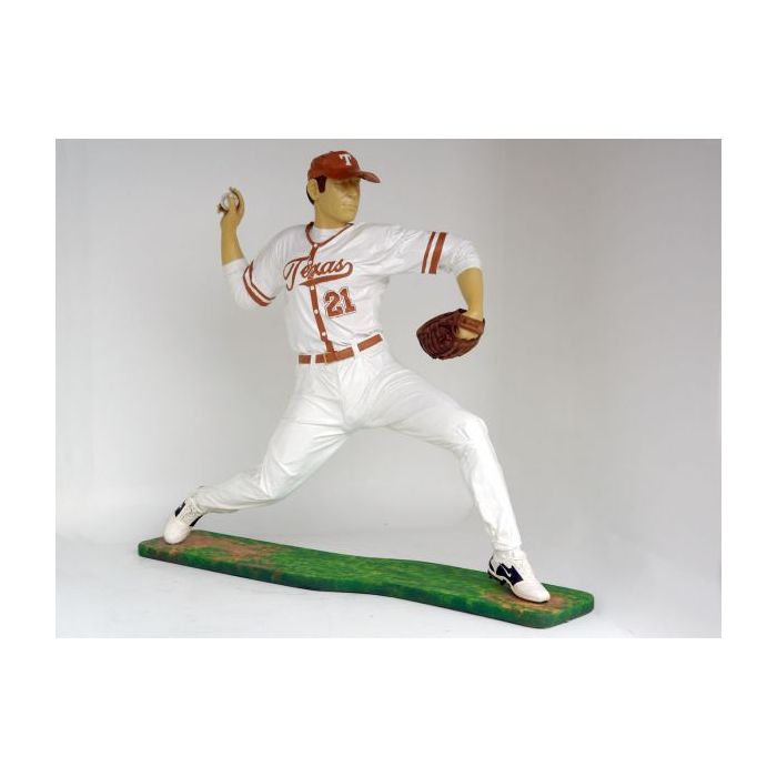 Baseball Pitcher lebensgroß Deko- & Werbefigur