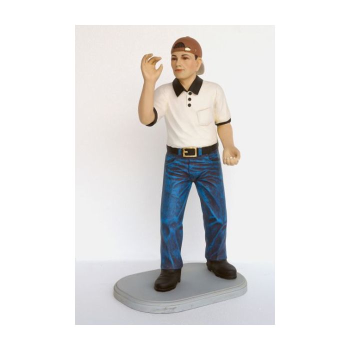 Dartspieler klein verkleinert Dekorationsfigur