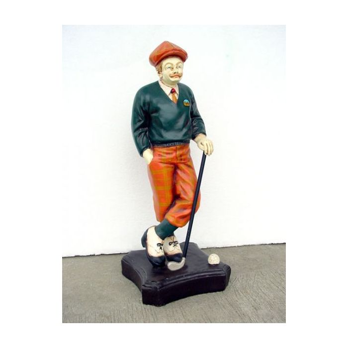 Old English Golfer verkleinert Dekorationsfigur