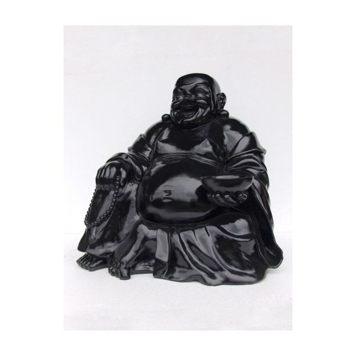 Buddha Schwarz verkleinert Deko- & Werbefigur