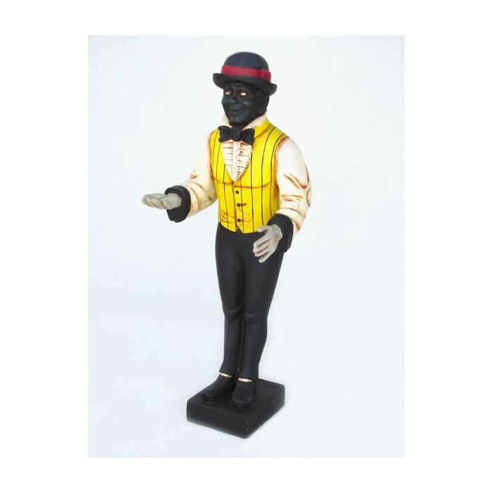 Negro Butler klein verkleinert Dekorationsfigur