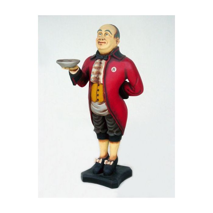Amerikanischer Butler klein verkleinert Dekorationsfigur