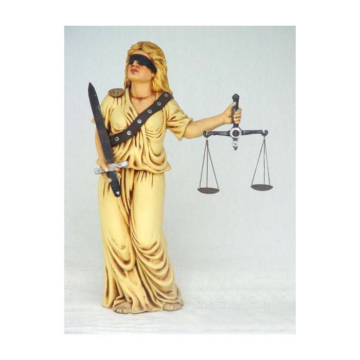 Richterin Justizia klein verkleinert Deko- & Werbefigur