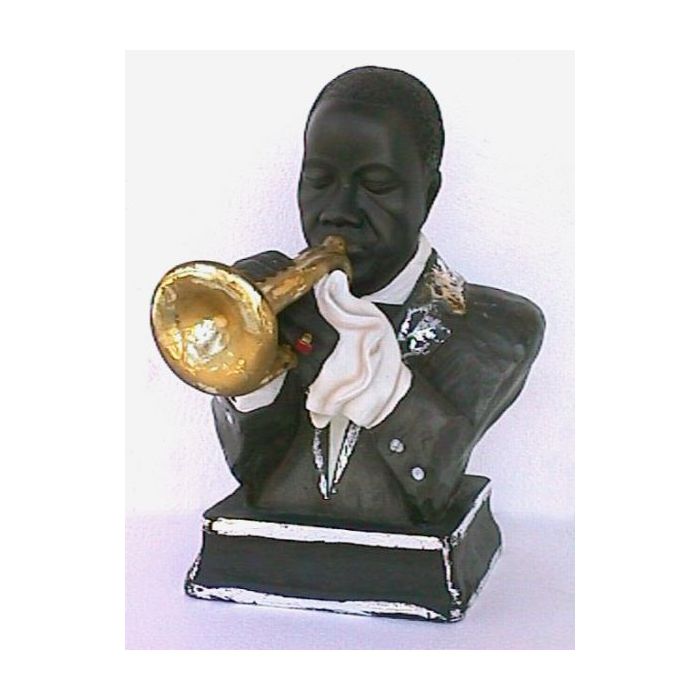 Neger Trompeterbüste lebensgroß Dekoköpfe & Büsten