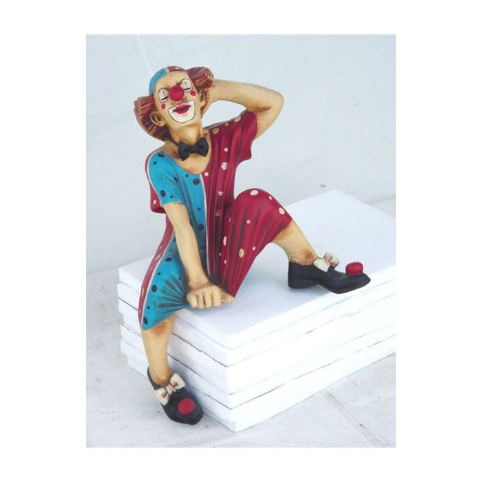 Weiblicher Clown verkleinert Dekorationsfigur