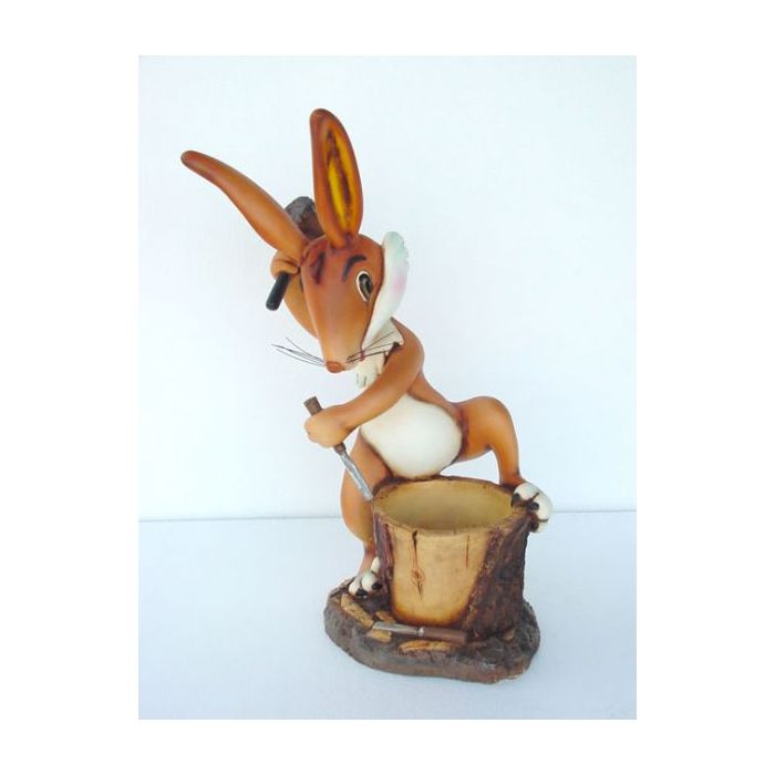 Osterhase Modern schnitzend vergrößert Dekorationsfigur