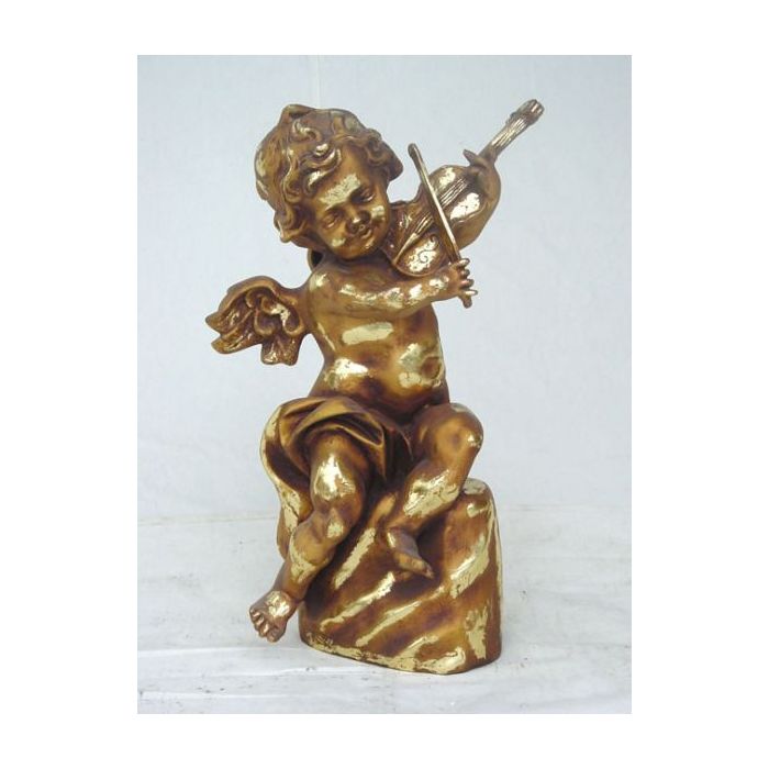 Engel stehend mit Violine verkleinert Dekorationsfigur