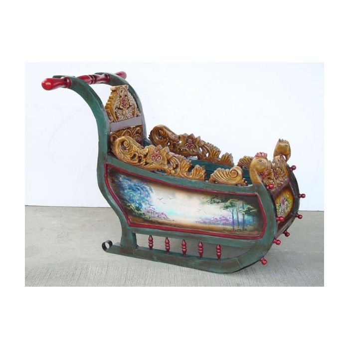 Weihnachtsschlitten lebensgroß Deko- & Werbefigur