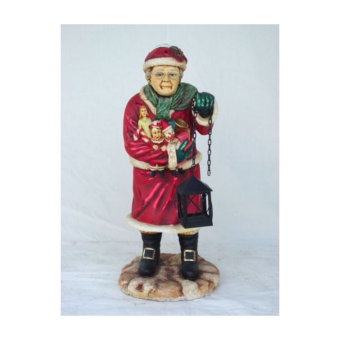 Weihnachtsfrau klein verkleinert Dekorationsfigur